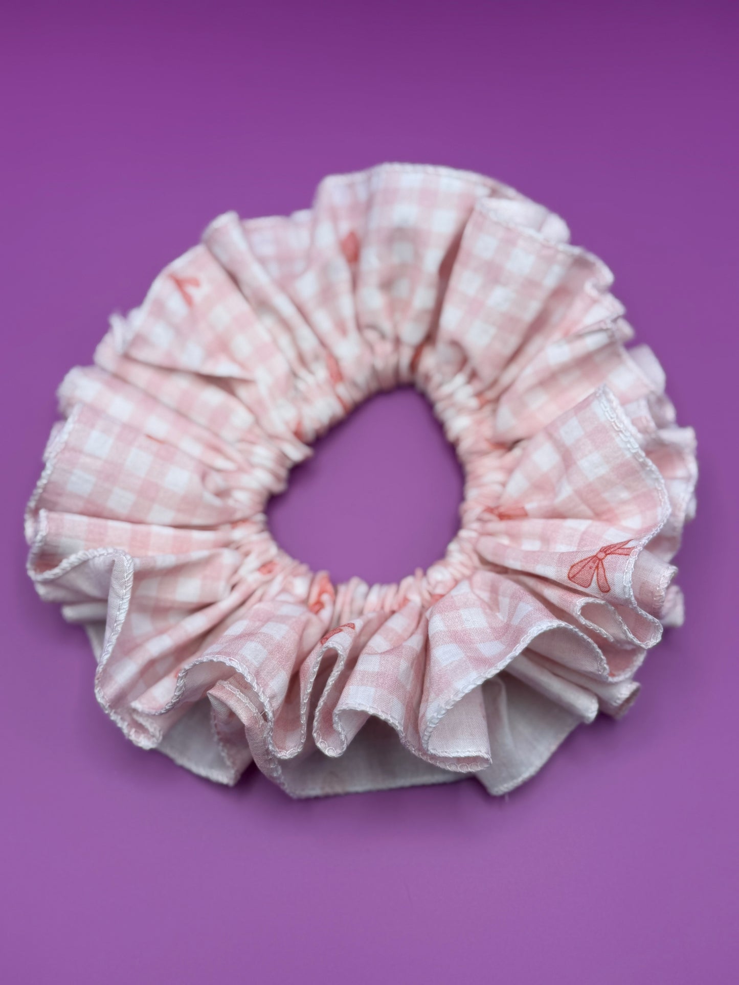 Gingham Scrunchies