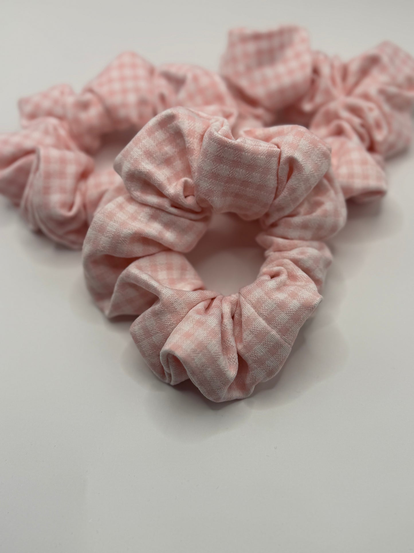 Gingham Scrunchies