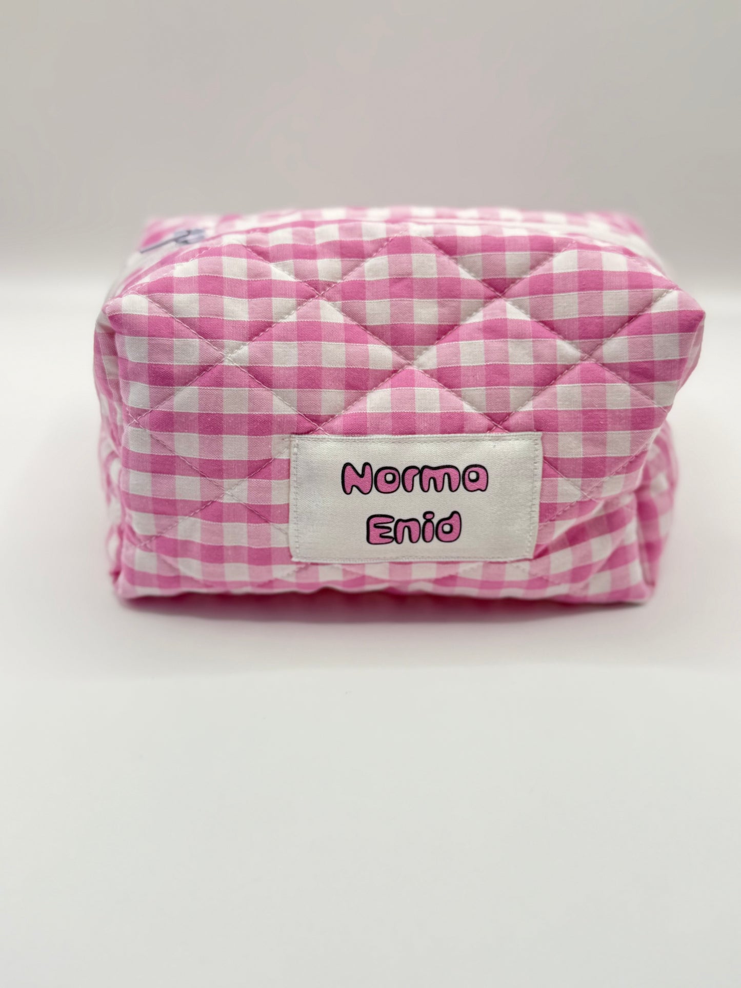 Gingham Makeup Bags